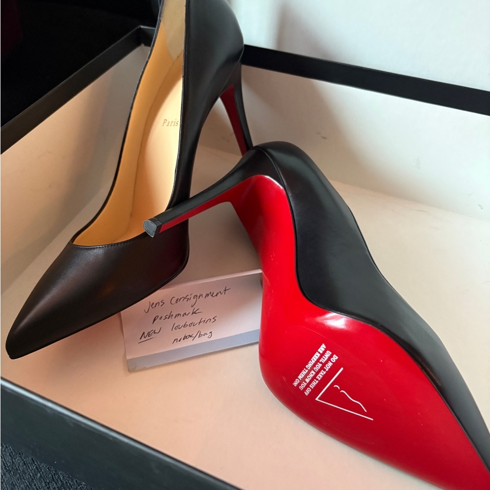 Louboutin Pigalle 100m 4in Red Bottom Matte Heel